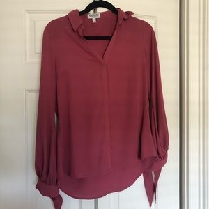Express cranberry portofino shirt